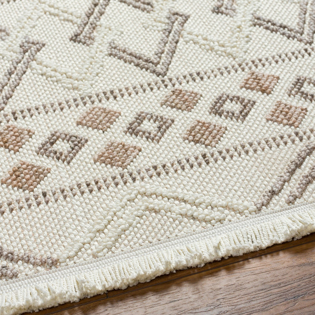 Surya New Delhi Nwh-2309 Light Grey, Ash, Sterling Grey Rug.