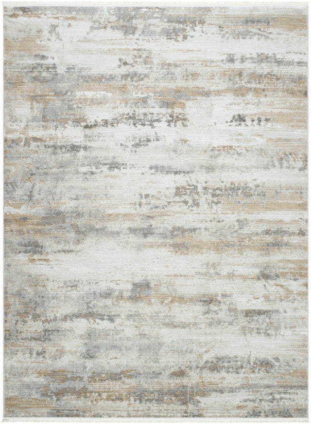 Surya Obsession Obn-2303 Light Gray, Cream, Gray, Light Brown, Charcoal Rug.