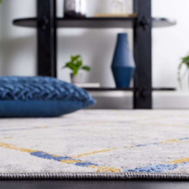 Safavieh Odyssey Ody810H Grey/Blue Gold Rug.