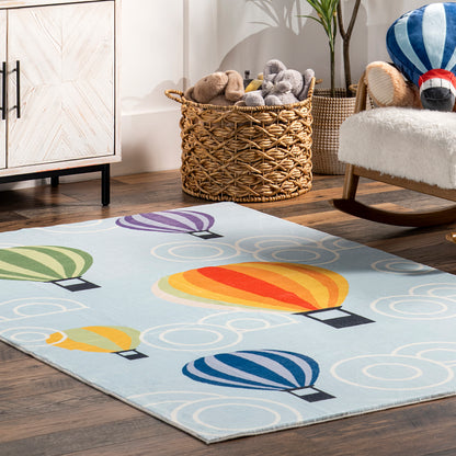 Nuloom Annelie Balloon Hjcl11A Light Blue Area Rug