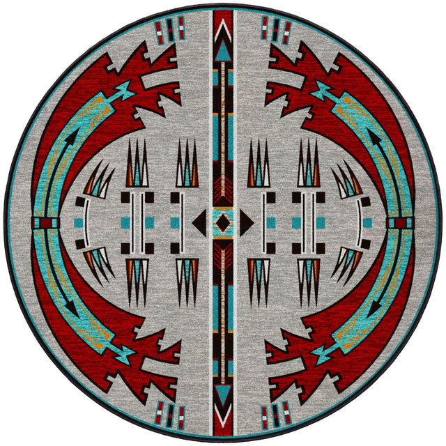 American Dakota Horse Thieves OKA Electric Rug