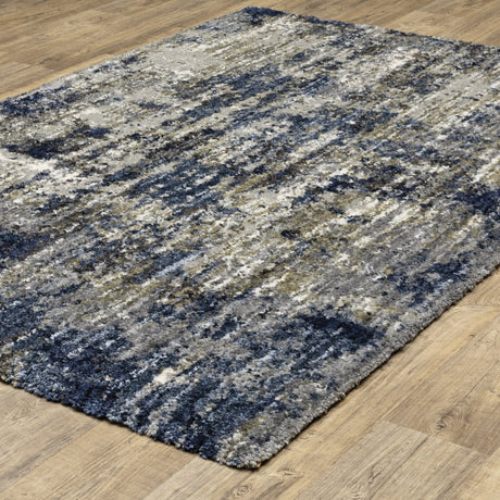 Oriental Weavers Aspen 2061L Grey/ Blue Rug.