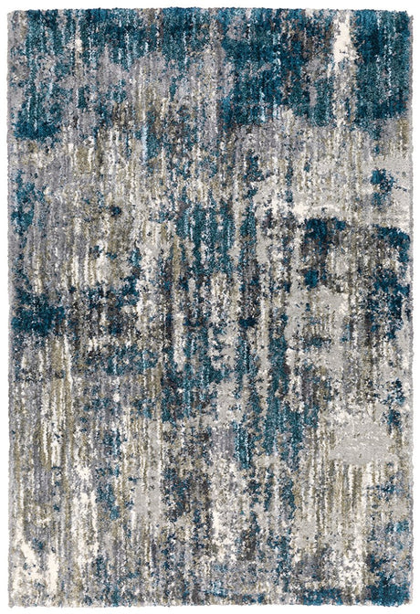 Oriental Weavers Aspen 2061L Grey/ Blue Rug.
