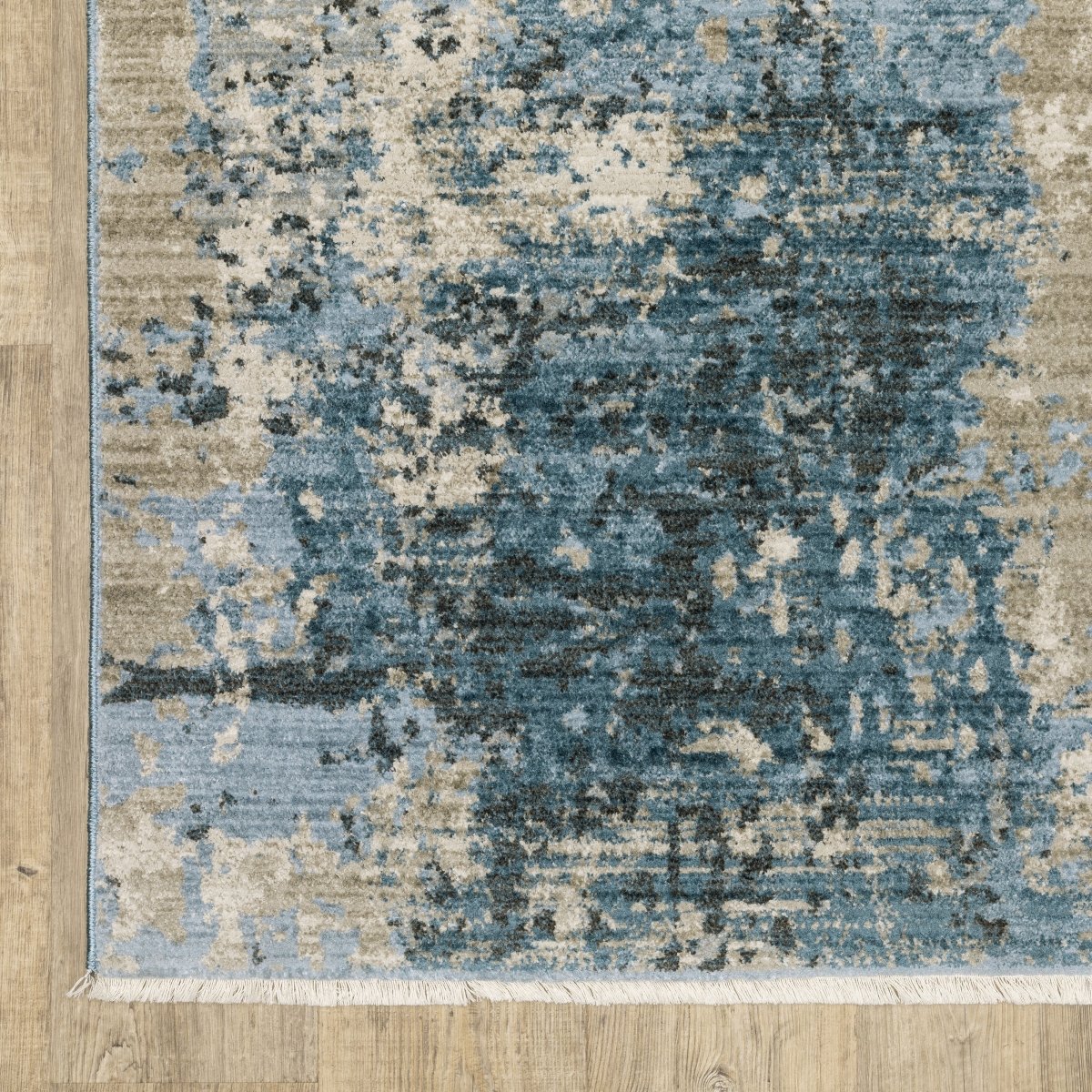 Oriental Weavers Bauer 041L2 Blue/ Beige Rug.