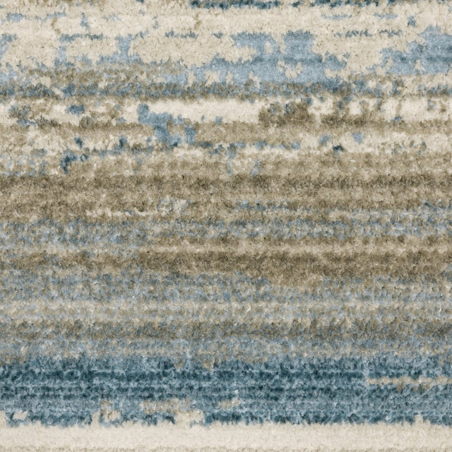 Oriental Weavers Bauer 042L2 Blue/ Beige Rug.
