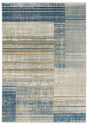 Oriental Weavers Bauer 090B2 Blue/ Beige Rug.