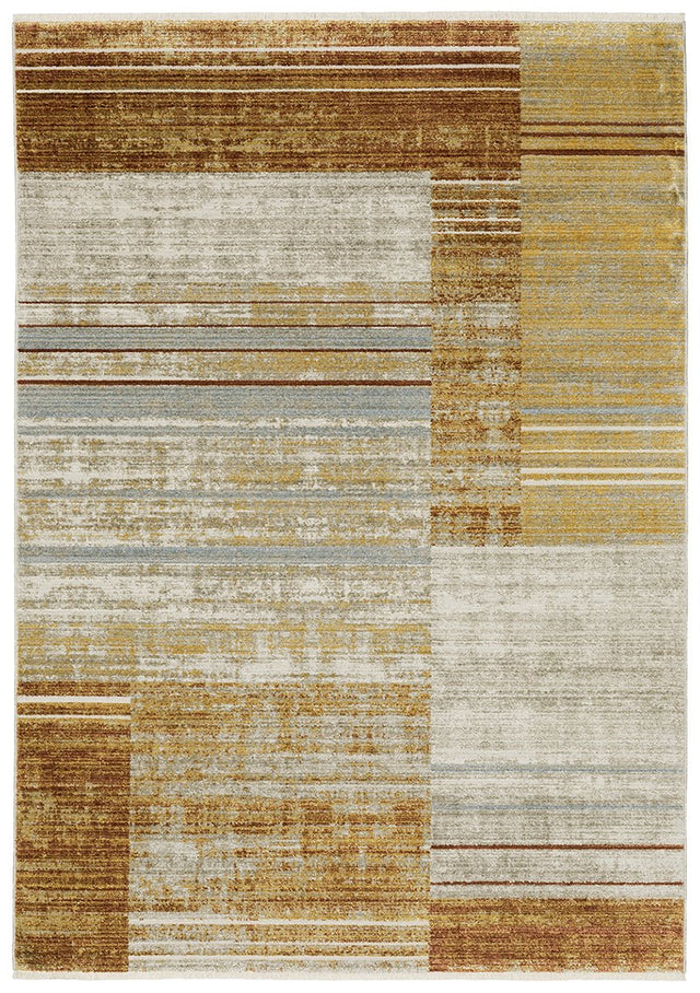 Oriental Weavers Bauer 090R2 Rust/ Gold Rug.