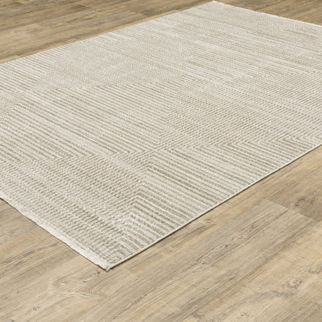Oriental Weavers Bauer 4150E Beige/ Ivory Rug.