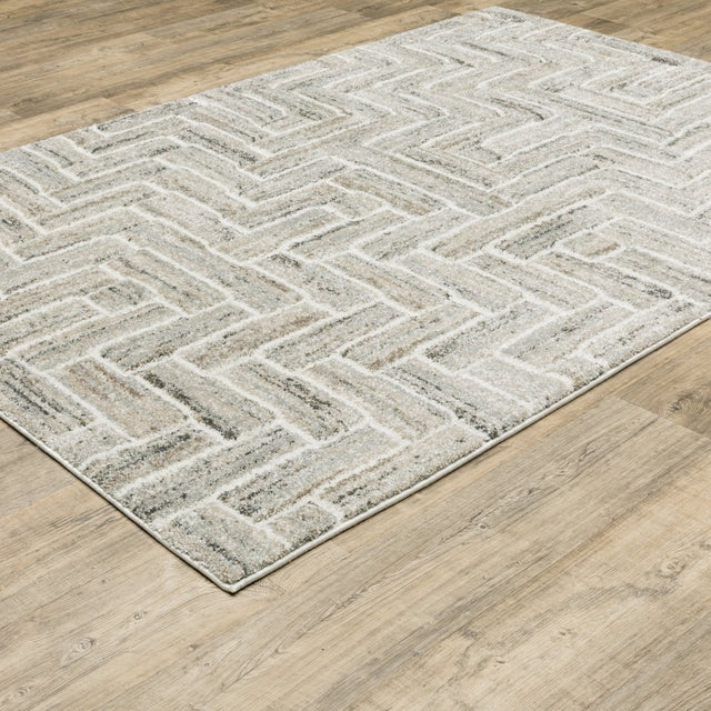 Oriental Weavers Cambria 093L2 Ivory/ Beige Rug.