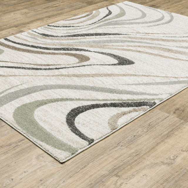 Oriental Weavers Cambria 162W2 Beige/ Multi Rug.
