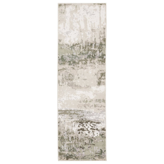 Oriental Weavers Caravan 2061W Beige/ Green Rug.