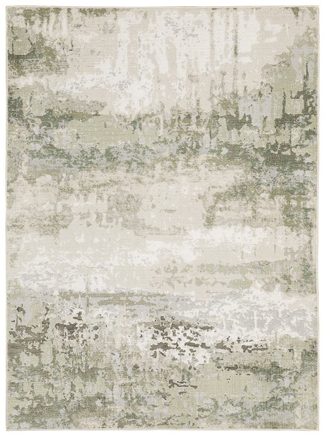 Oriental Weavers Caravan 2061W Beige/ Green Rug.