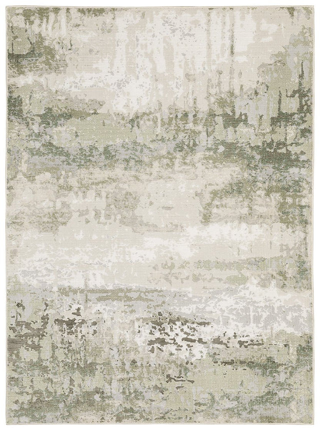 Oriental Weavers Caravan 2061W Beige/ Green Rug.