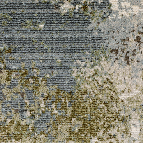 Oriental Weavers Caravan 5090E Blue/ Green Rug.