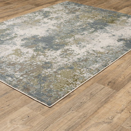 Oriental Weavers Caravan 5090E Blue/ Green Rug.