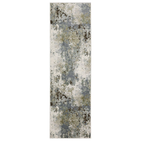 Oriental Weavers Caravan 5090E Blue/ Green Rug.