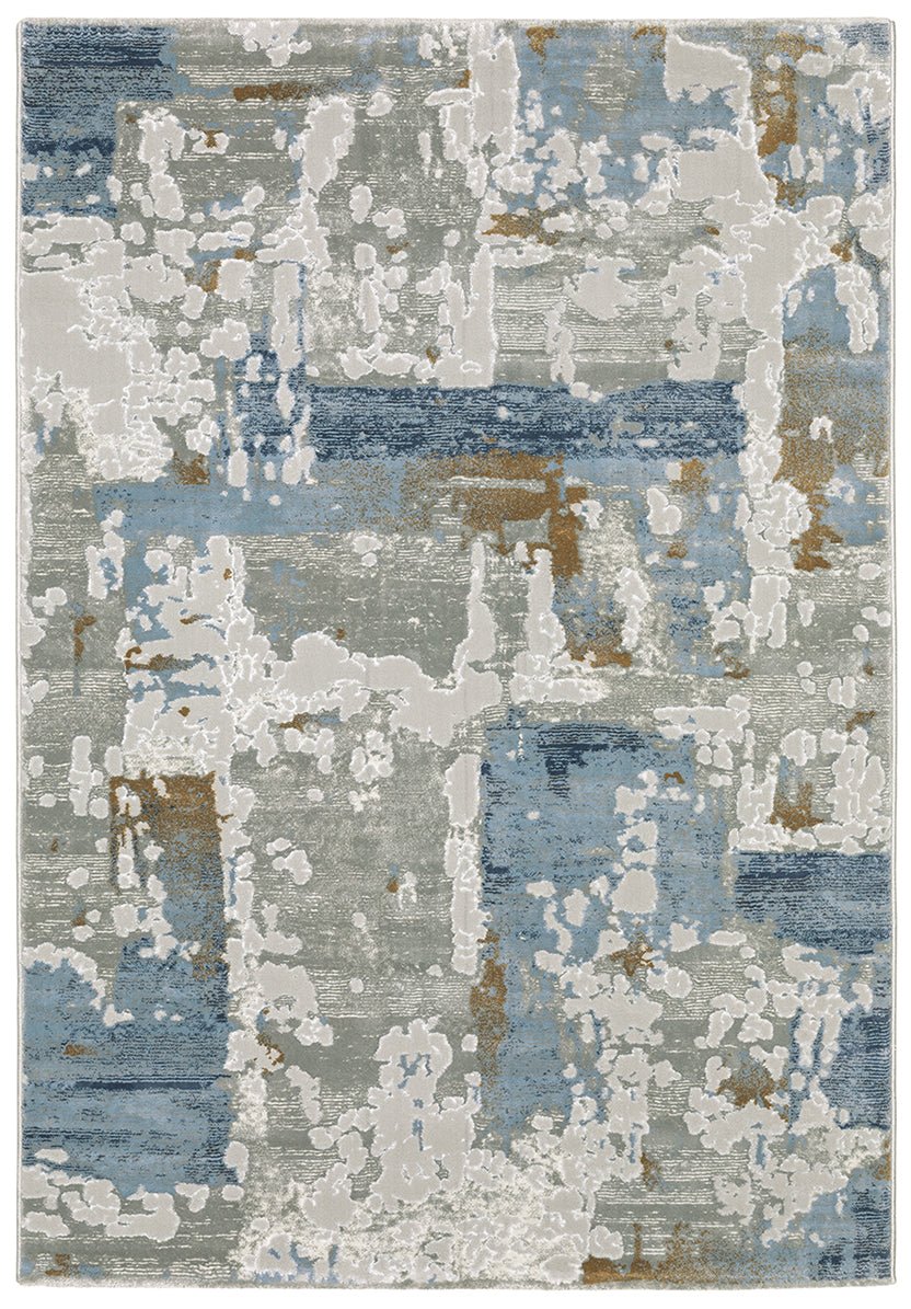 Oriental Weavers Easton 4518X Grey/ Blue Rug.