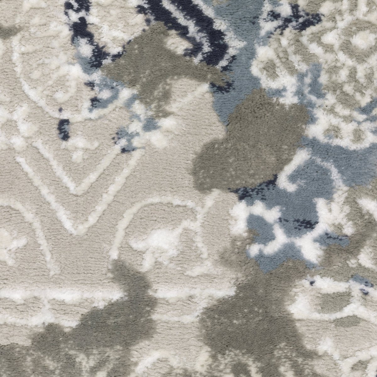 Oriental Weavers Easton 7111F Grey/ Blue Rug.