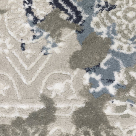 Oriental Weavers Easton 7111F Grey/ Blue Rug.
