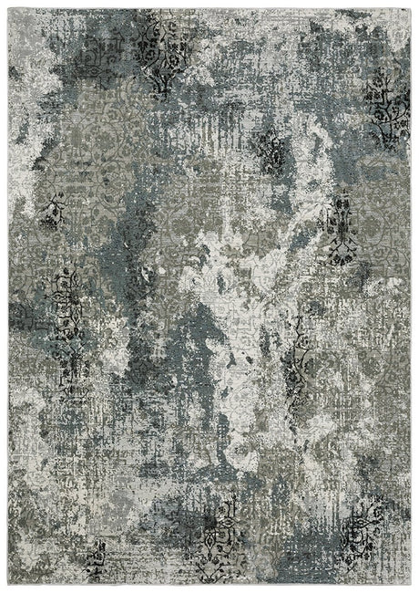 Oriental Weavers Gemini 001X2 Beige/ Blue Rug.