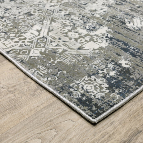 Oriental Weavers Gemini 002H2 Beige/ Grey Rug.