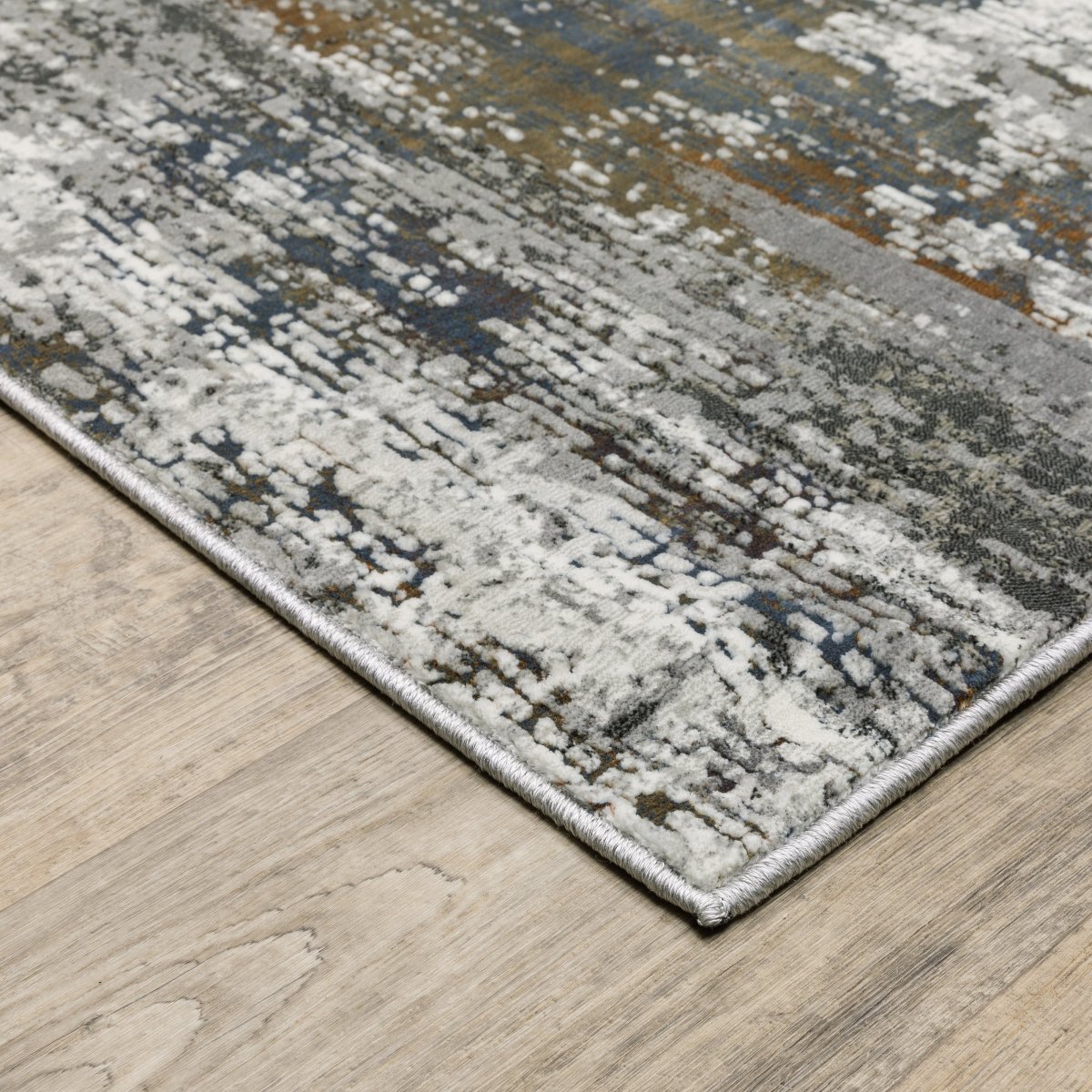 Oriental Weavers Gemini 4151U Charcoal/ Grey Rug.
