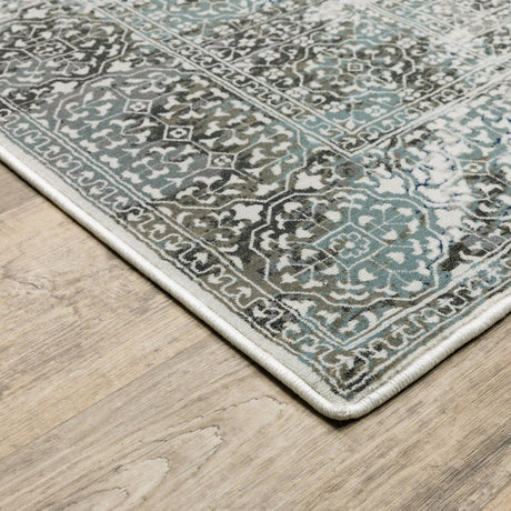 Oriental Weavers Gemini 4153F Grey/ Multi Rug.