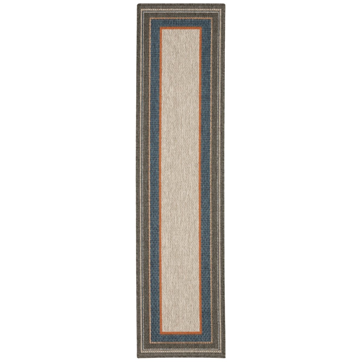 Oriental Weavers Latitude 8021L Grey/ Blue Rug.