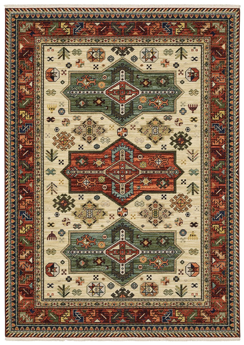 Oriental Weavers Lilihan 8022R Red/ Multi Rug.
