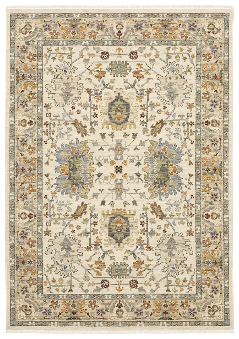 Oriental Weavers Lucca 2063Y Ivory/ Multi Rug.