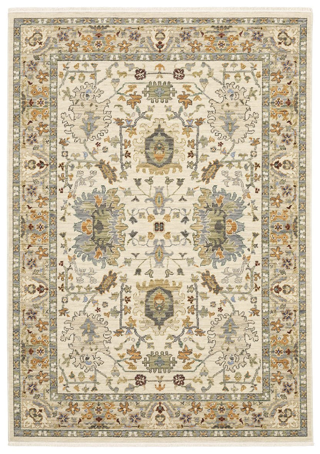 Oriental Weavers Lucca 2063Y Ivory/ Multi Rug.