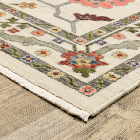 Oriental Weavers Lucca 5506W Ivory/ Multi Rug.