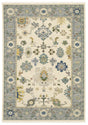 Oriental Weavers Lucca 846H1 Ivory/ Blue Rug.