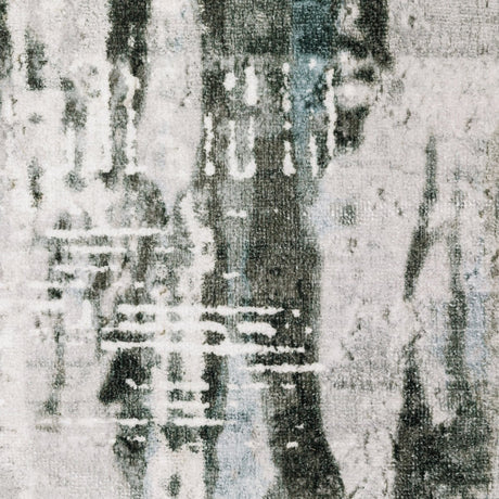 Oriental Weavers Machine Washable Malibu Mal03 Grey/ Multi Rug.