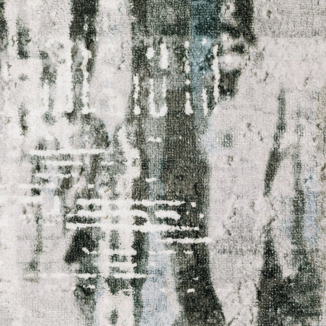 Oriental Weavers Machine Washable Malibu Mal03 Grey/ Multi Rug.