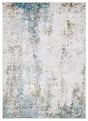 Oriental Weavers Machine Washable Malibu Mal06 Ivory/ Blue Rug.