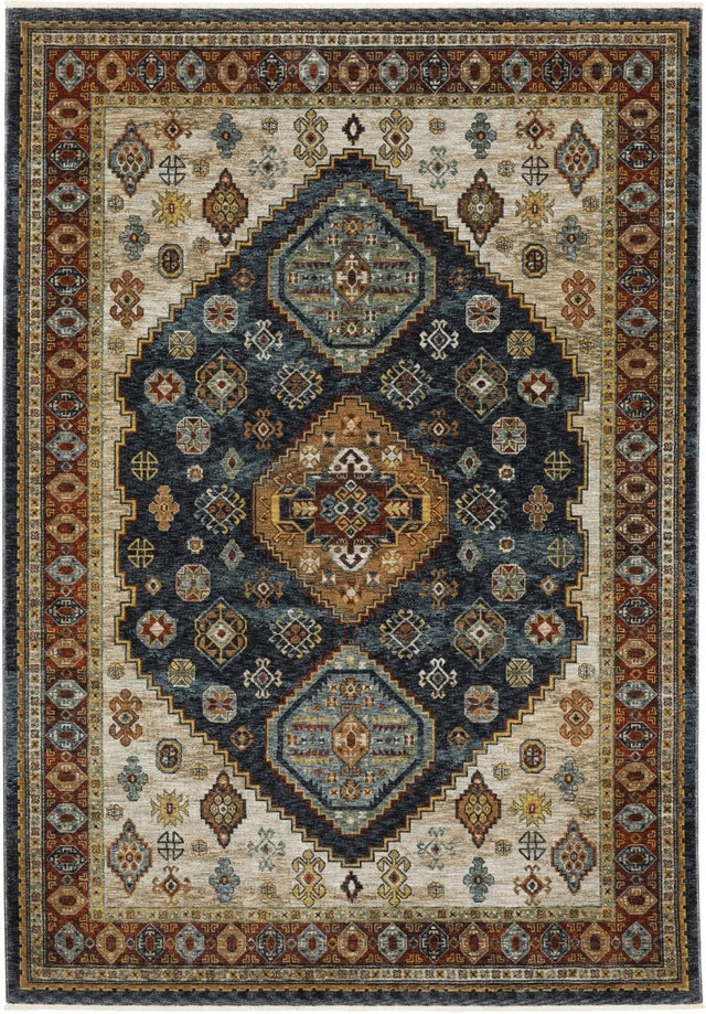 Oriental Weavers Sphinx Aberdeen 005W1 Blue/ Multi Rugs.
