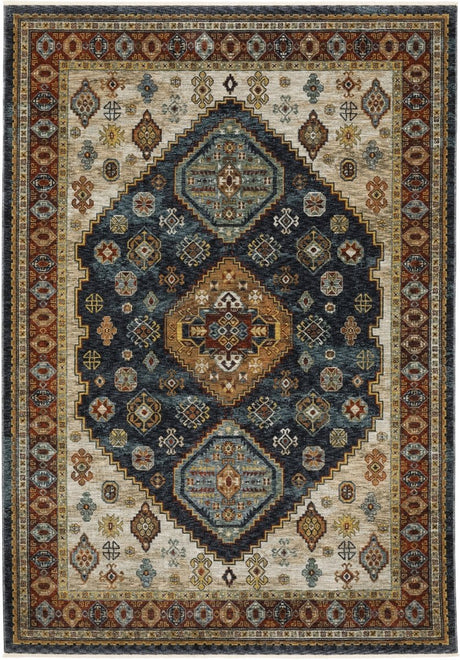 Oriental Weavers Sphinx Aberdeen 005W1 Blue/ Multi Rugs.