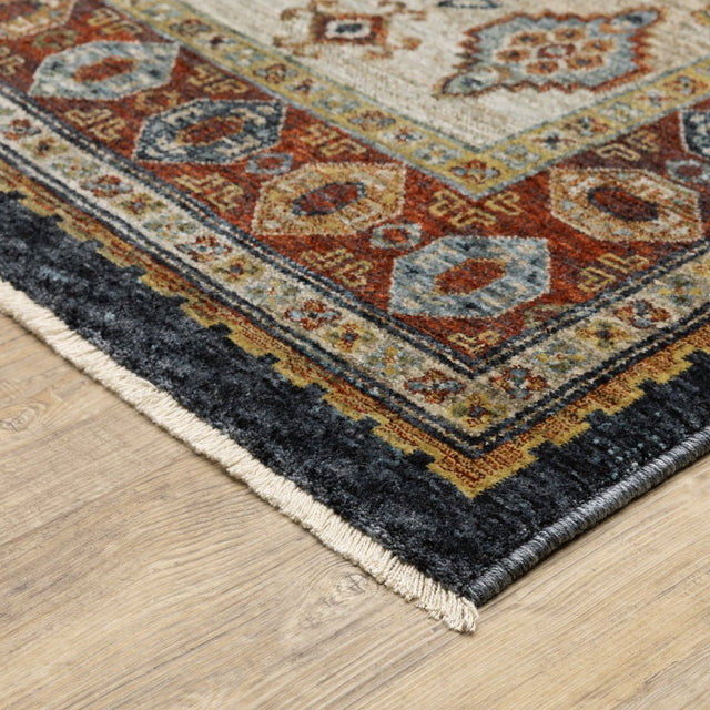 Oriental Weavers Sphinx Aberdeen 005W1 Blue/ Multi Rugs.
