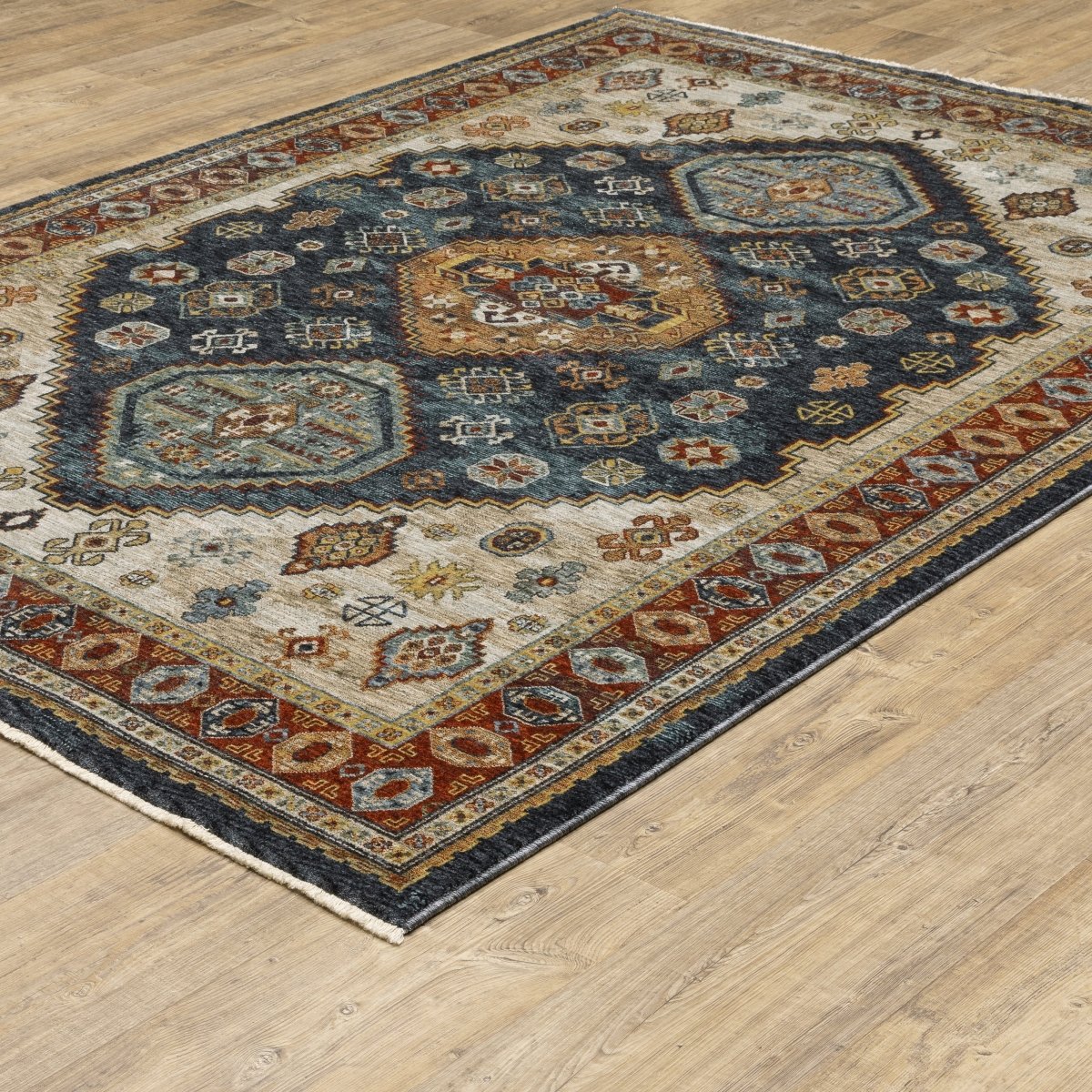 Oriental Weavers Sphinx Aberdeen 005W1 Blue/ Multi Rugs.