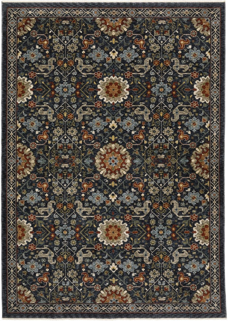 Oriental Weavers Sphinx Aberdeen 006B1 Blue/ Multi Rugs.