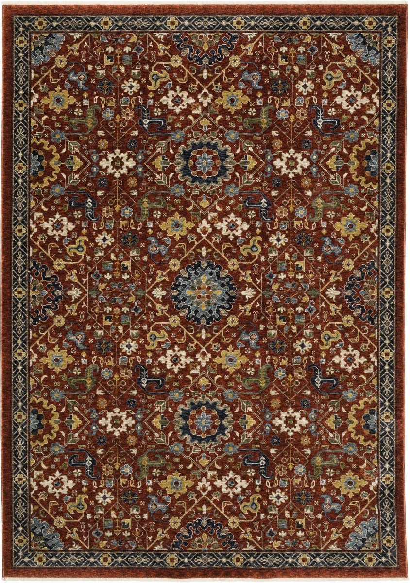 Oriental Weavers Sphinx Aberdeen 006R1 Red/ Multi Rugs.