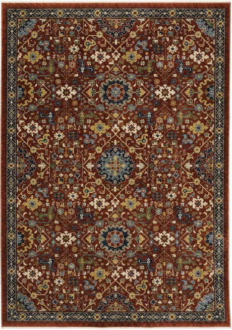 Oriental Weavers Sphinx Aberdeen 006R1 Red/ Multi Rugs.