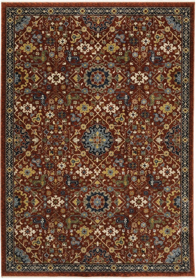 Oriental Weavers Sphinx Aberdeen 006R1 Red/ Multi Rugs.