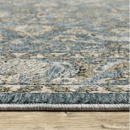 Oriental Weavers Sphinx Aberdeen 070H1 Blue/ Beige Rug.