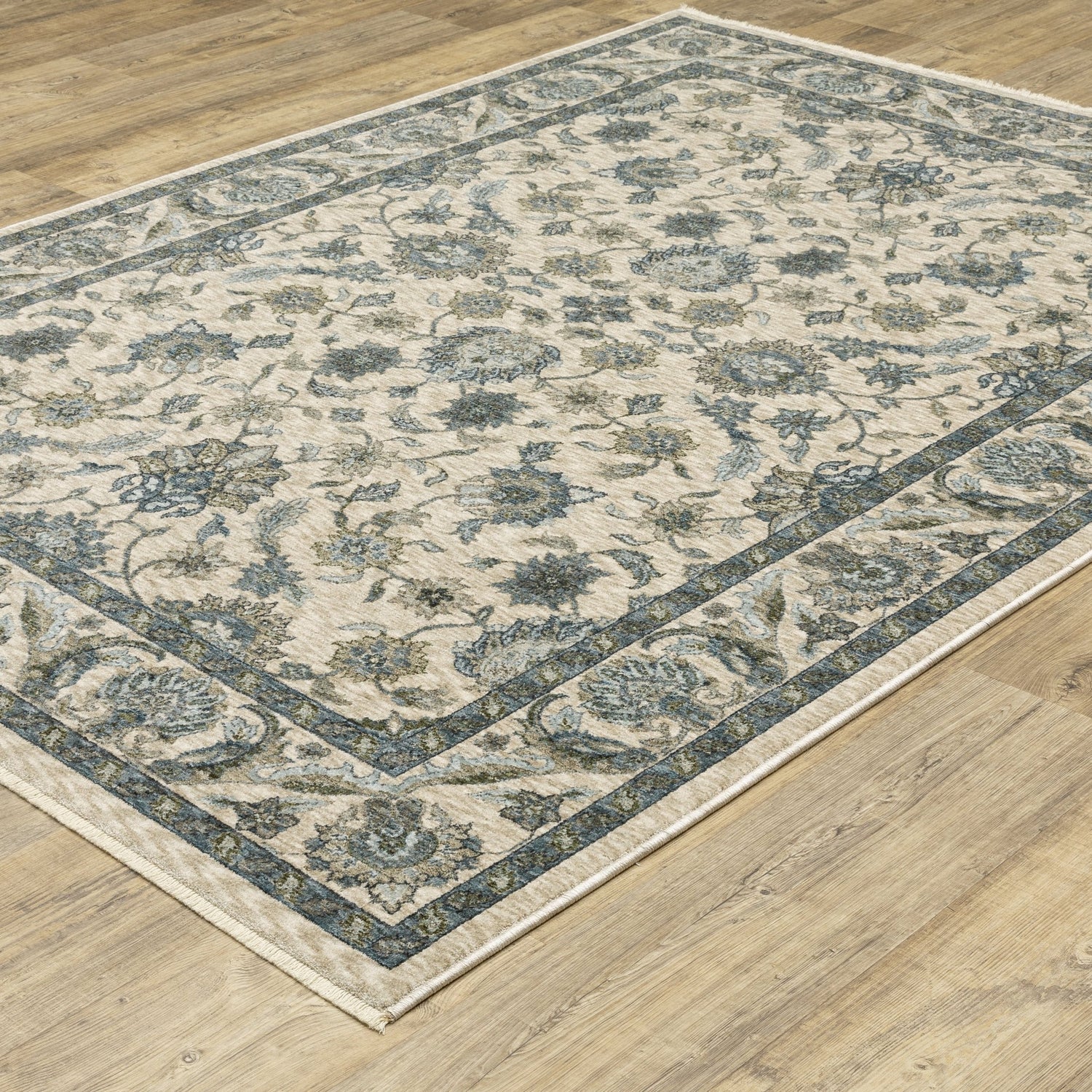 Oriental Weavers Sphinx Aberdeen 070I1 Beige/ Blue Rug - Oriental Weavers Sphinx - a070i1060092st