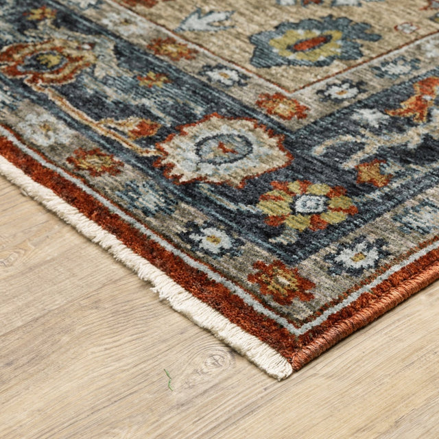 Oriental Weavers Sphinx Aberdeen 1143H Red/ Blue Rugs.