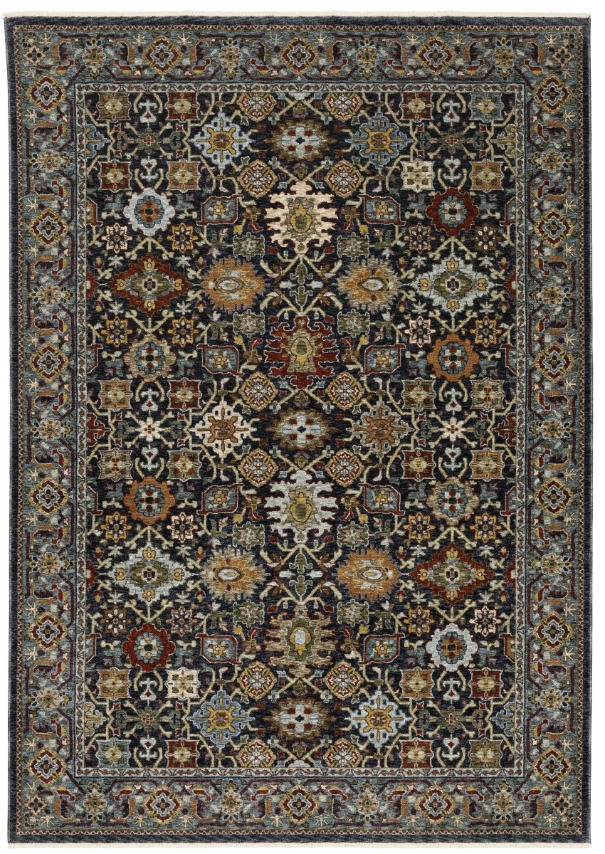 Oriental Weavers Sphinx Aberdeen 4922D Blue/ Multi Rugs.