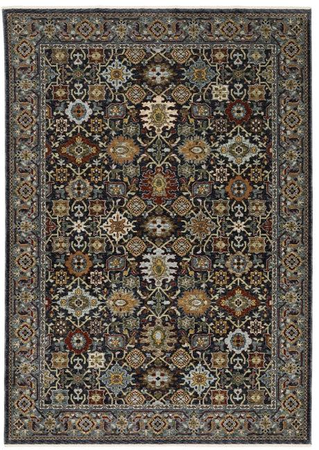 Oriental Weavers Sphinx Aberdeen 4922D Blue/ Multi Rugs.