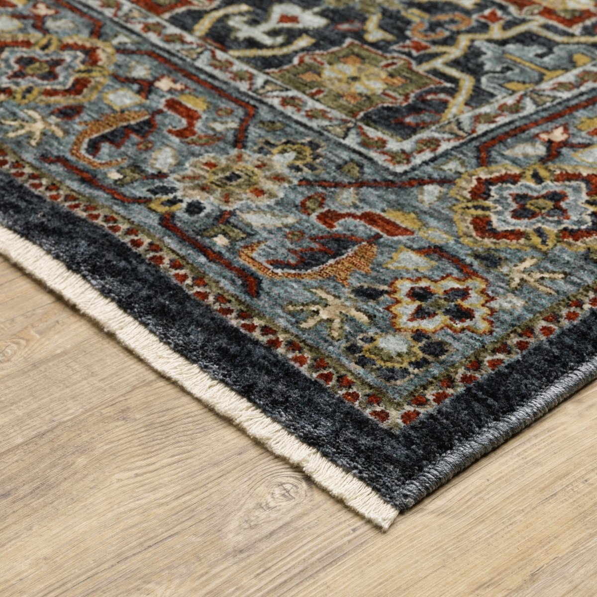 Oriental Weavers Sphinx Aberdeen 4922D Blue/ Multi Rugs.